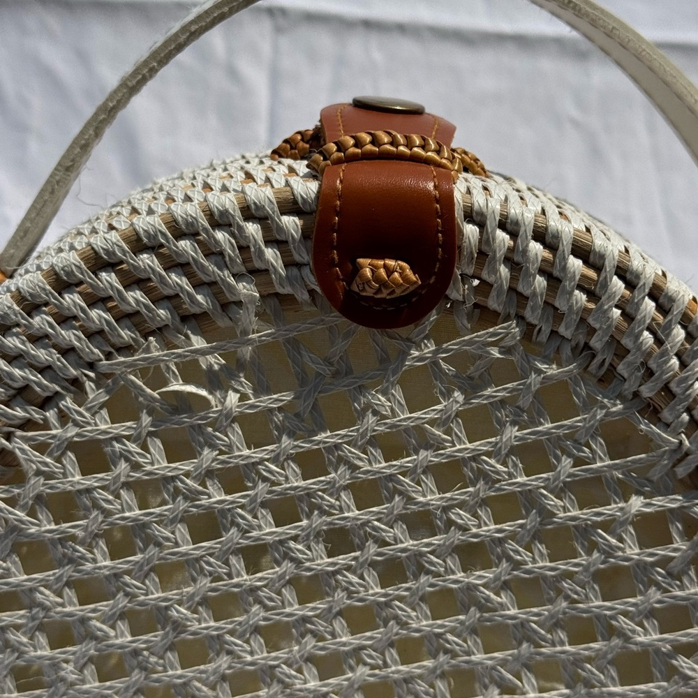 Anthropologie Wicker Purse - Picture 4 of 10
